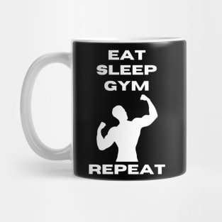 Eat Sleep Gym Repeat | Gym wear | Gym gal T-Shirt Mug